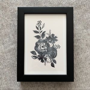 Framed Floral Art Print